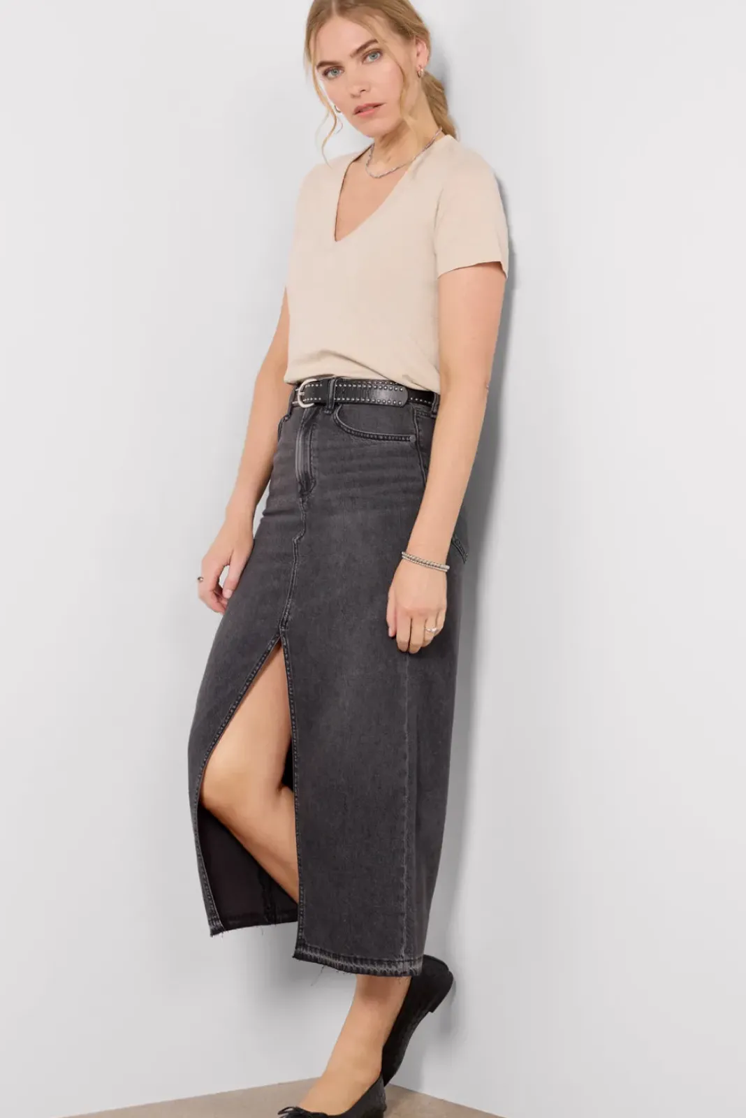 Tops & Tees<RAG AND BONE The Slub Tee Fossil