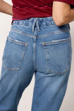 Jeans<GOOD AMERICAN The Weekender Jean Indigo711