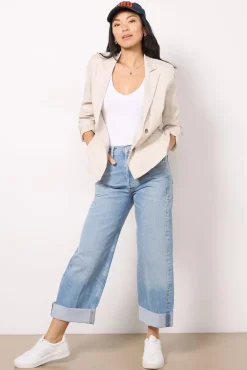 Blazers & Jackets<EVEREVE Thea Blazer Lightecru