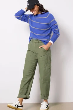 Sweaters<EVEREVE Thea Crew Pullover Electriccobalt/Grey