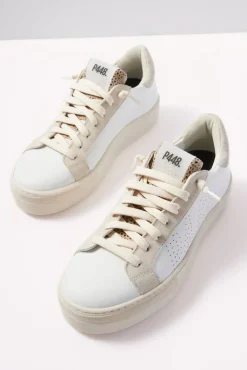 Shoes<P448 Thea w/ leopard tongue Whibeolat