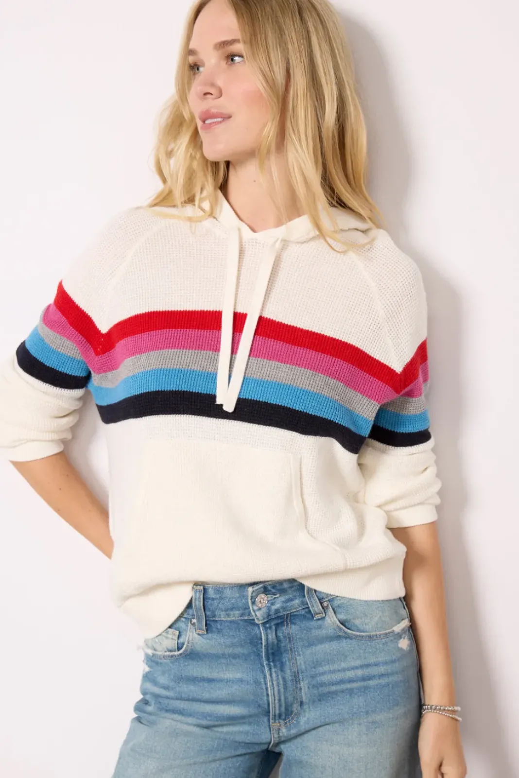Sweaters<FAHERTY Throwback Hoodie Mountainsidestripe