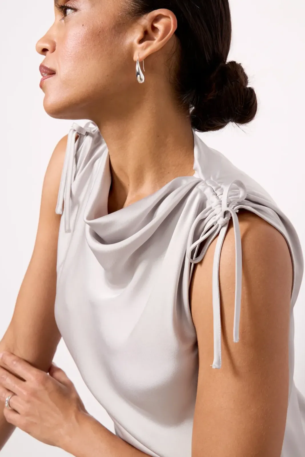 Jewelry<EVEREVE Tippi Tear Drop Earrings Silver