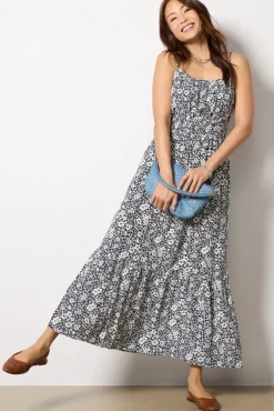 Dresses<Z SUPPLY Toluca Ynez Floral Maxi Dress Eclipse