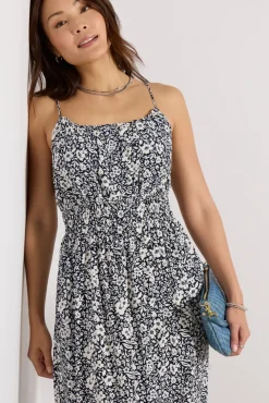 Dresses<Z SUPPLY Toluca Ynez Floral Maxi Dress Eclipse