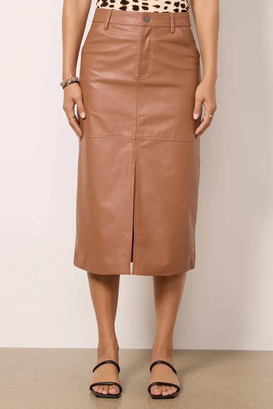 Skirts<SANCTUARY Triple Threat Skirt Rawhide