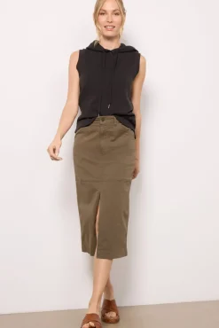Skirts<SANCTUARY Triple Threat Utility Skirt Burntolive