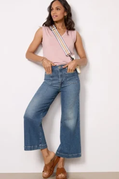 Jeans<7 FOR ALL MANKIND Ultra High Rise Cropped Jo Sealevel