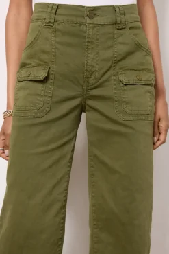 Pants & Leggings<FRAME Utility Pocket Pant Washedwintermoss