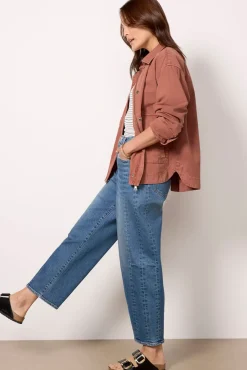 Blazers & Jackets<PISTOLA Utility Shacket Spice