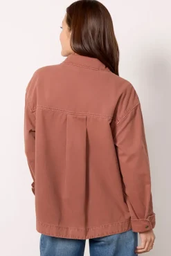 Blazers & Jackets<PISTOLA Utility Shacket Spice