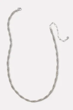 Jewelry<EVEREVE Vail Rope Chain Necklace Silver