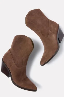 Shoes<DOLCE VITA Valory Western Bootie Dkchocolate