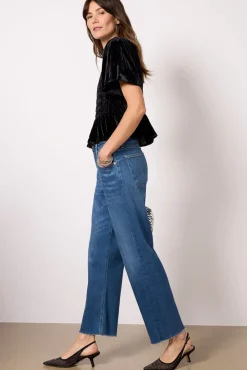 Tops & Tees<RAILS Velvet Rosie Top Crinkleblack