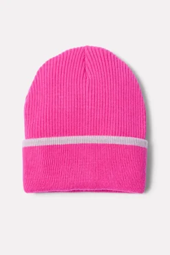 Hats<EVEREVE Vermont Solid Beanie Pink/Grey