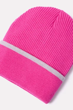Hats<EVEREVE Vermont Solid Beanie Pink/Grey