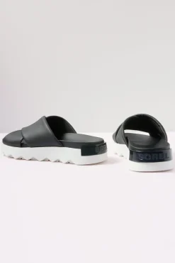 Shoes<SOREL Vibe Criss Cross Sandal Black/Seasalt