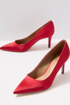 Shoes<SAM EDELMAN Vienna Pointed Toe Heel Scarlet