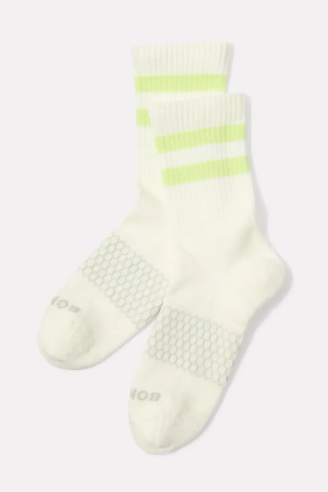 Socks<BOMBAS Vintage Stripe Half Calf Softlime