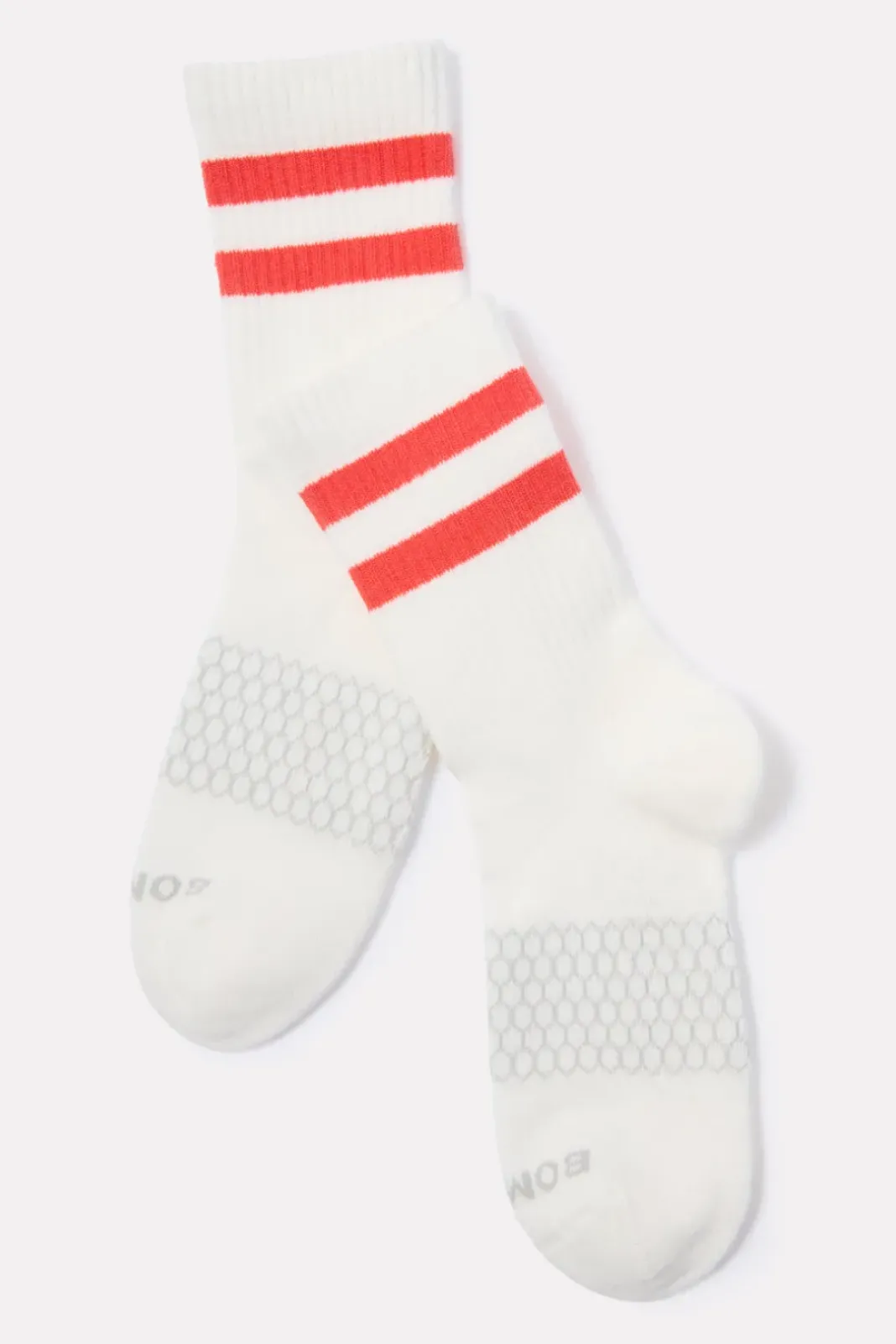 Socks<BOMBAS Vintage Stripe Half Calf Heirloomred