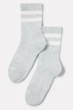 Socks<BOMBAS Vintage Stripe Heather Half Calf Varsitygreyheather