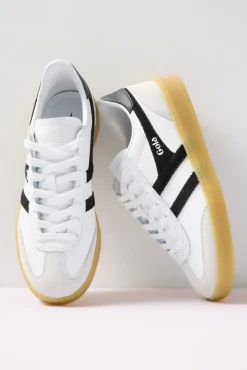 Shoes<GOLA Viper Leather Sneaker White/Black/Gum