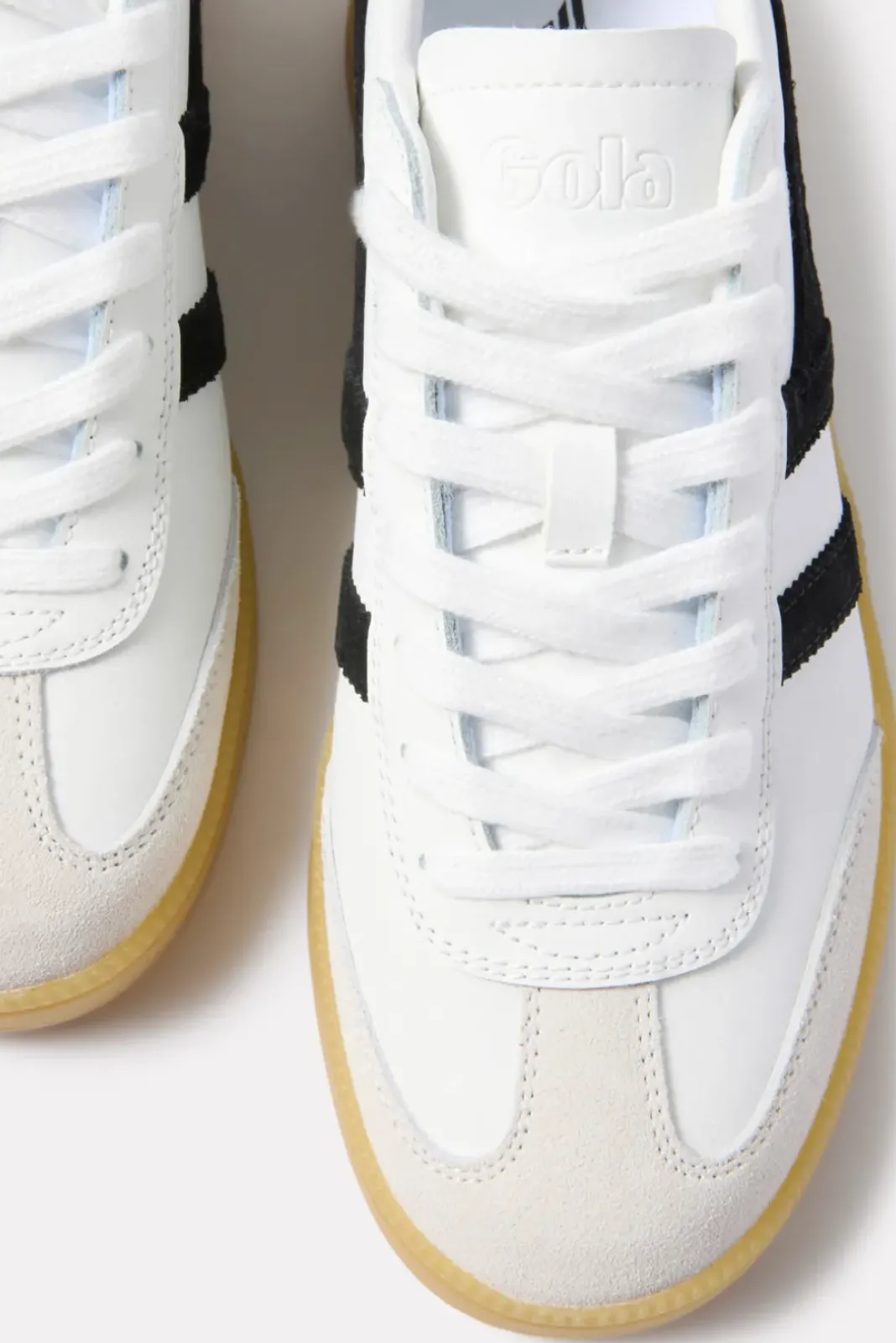 Shoes<GOLA Viper Leather Sneaker White/Black/Gum