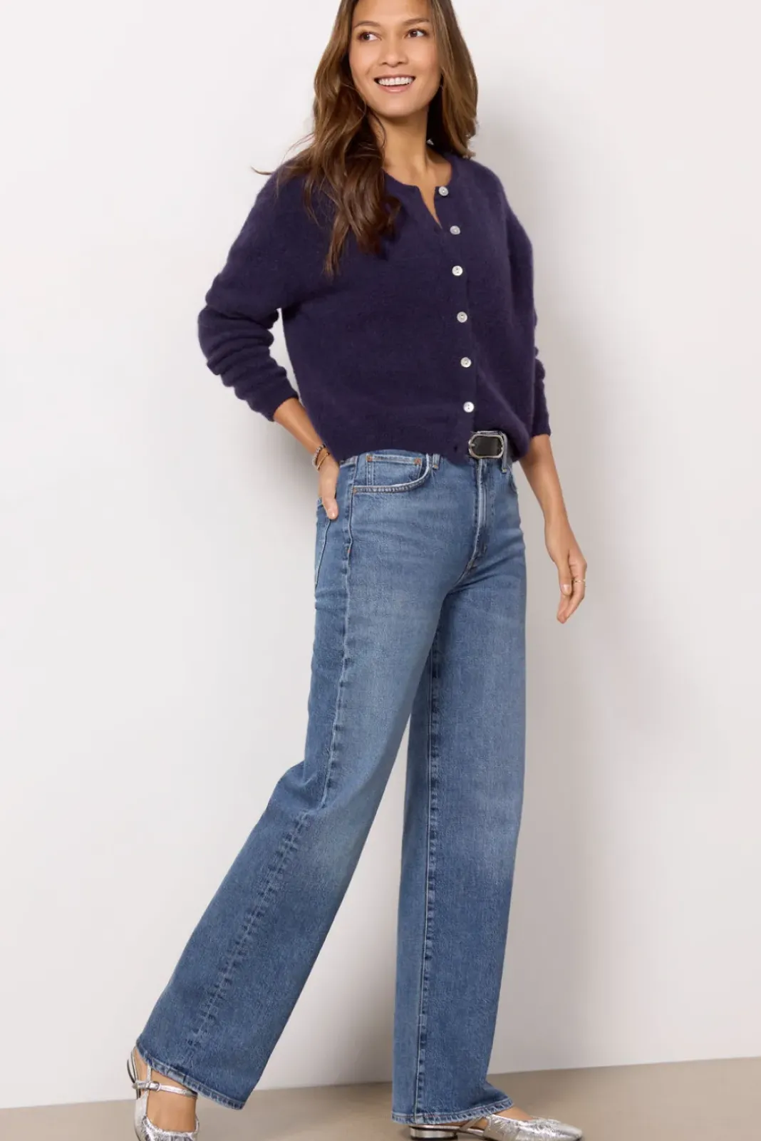 Sweaters<AMERICAN VINTAGE Vitow Cardigan Abysschine