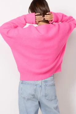 Sweaters<AMERICAN VINTAGE Vitow Pullover Fluopink