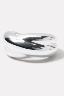 Jewelry<EVEREVE Viv Twisted Statement Ring Silver