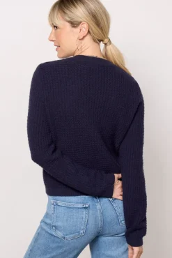 Sweaters<JOHN + JENN Vivian Lady Like Cardigan Royalnavy