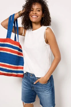 Tops & Tees<EVEREVE Vivian Tie Shoulder Tank White