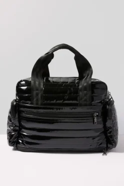 Bags<THINK ROYLN Voyager Travel Tote Blackpatent