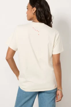 Tops & Tees<CLARE V. Weekend Original Tee Cream