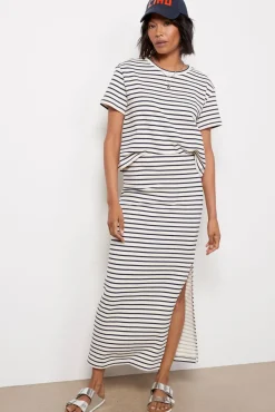 Matching Sets<SPLENDID Whit Stripe Tee White/Navy