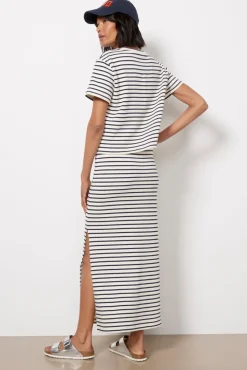 Matching Sets<SPLENDID Whit Stripe Tee White/Navy