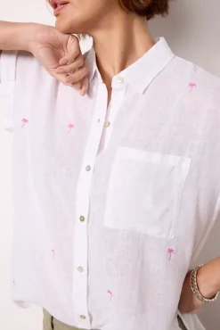 Tops & Tees<RAILS Whitney Shirt Fuschiapalms