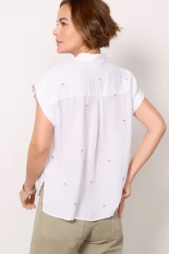 Tops & Tees<RAILS Whitney Shirt Fuschiapalms