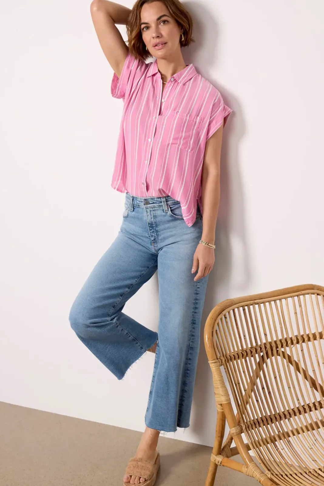 Tops & Tees<RAILS Whitney Shirt Berrystripe