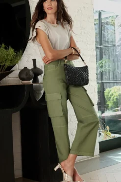 Pants & Leggings<KUT FROM THE KLOTH Wide Leg Cargo Olive