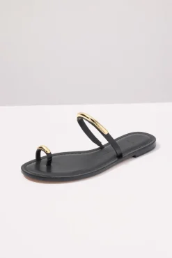Shoes<DOLCE VITA Wink Flat Sandal Black