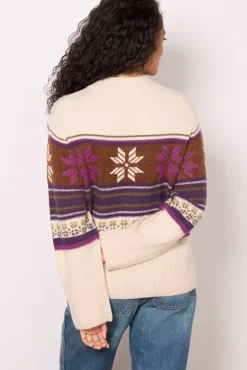 Sweaters<FAHERTY Winter Solstice Sweater Multisnowflake