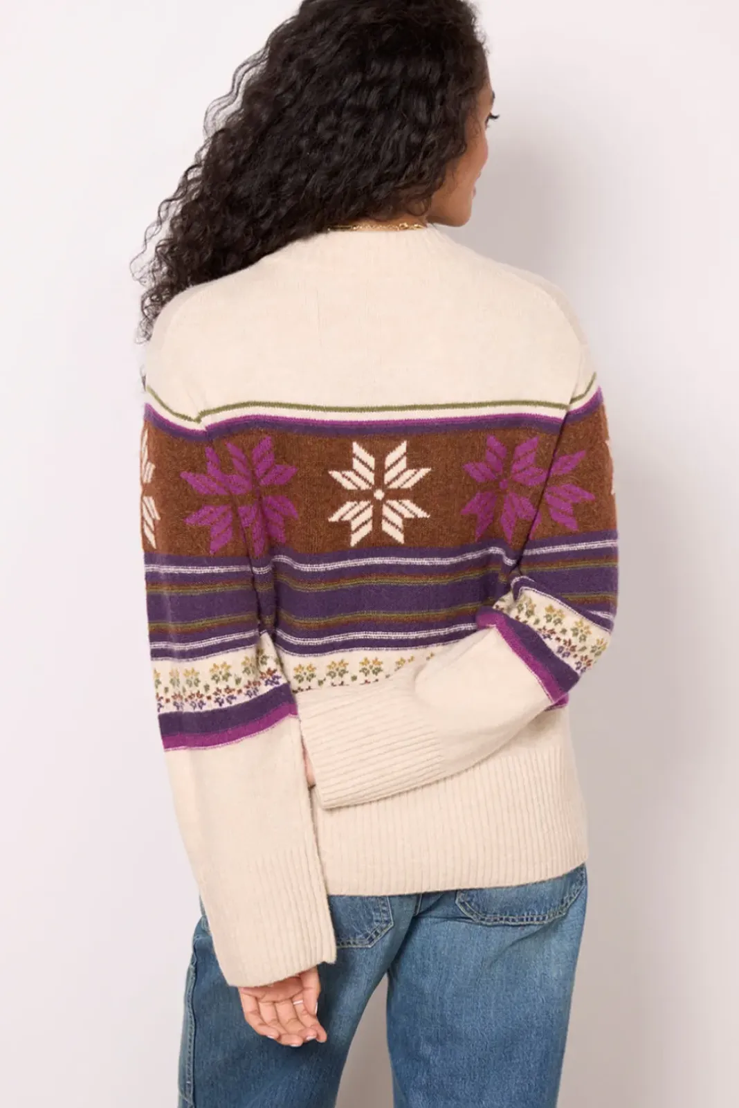 Sweaters<FAHERTY Winter Solstice Sweater Multisnowflake