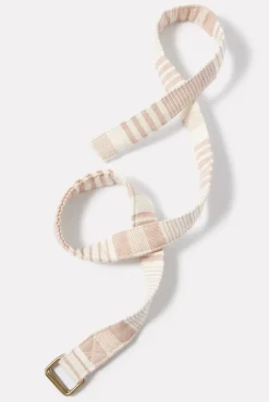Belts<MERCADO GLOBAL Woven Belt Tonalwhitestripe