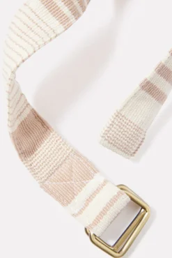 Belts<MERCADO GLOBAL Woven Belt Tonalwhitestripe