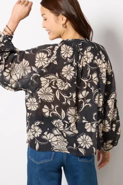 Tops & Tees<Z SUPPLY Wren Ari Floral Blouse Parchment