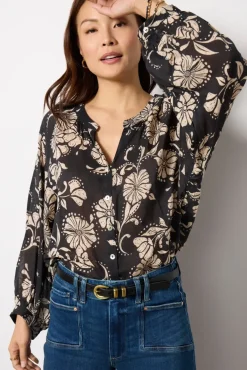 Tops & Tees<Z SUPPLY Wren Ari Floral Blouse Parchment