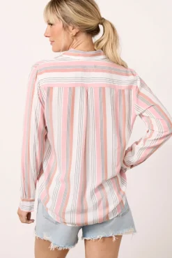 Tops & Tees<RAILS Wren Shirt Arezzostripe
