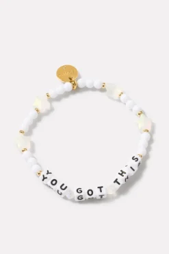 Jewelry<LITTLE WORDS PROJECT You Got This Bracelet Pink/Blue/Pearl