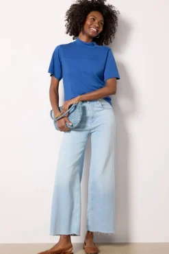 Tops & Tees<NATION LTD Yvette Top Bluetile